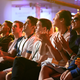 TwitcCon attendees applaud during the Doritos Bowl at Twitch Con 2018.